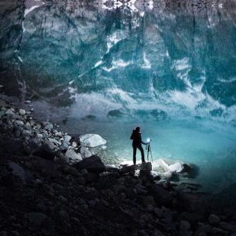Frame del documental Glaciers Traces of time, del festival Suncine. 