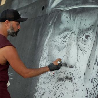L'artista David Villaécija.