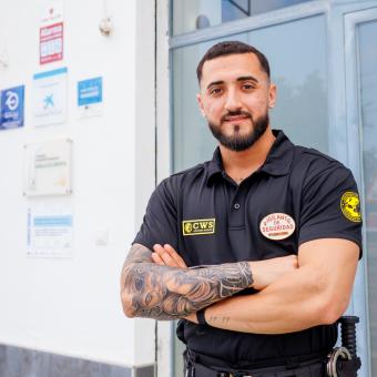 Iván Nieto, usuario del programa Más Empleo Joven, impulsado por la Fundación ”la Caixa” y el Fondo Social Europeo Plus. 
