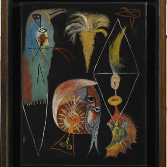 Modest Cuixart, Sin título (1947). Colección de Arte Contemporáneo de la Fundación ”la Caixa”.