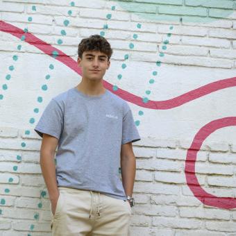 Álex, usuari del programa CaixaProinfància de la Fundació ”la Caixa”.