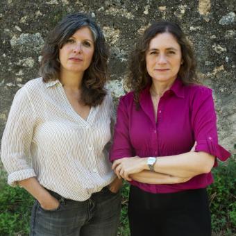 Las directoras del documental L'Odissea del vell marí (La odisea de la foca monje), Núria Abad y Marta Hierro.