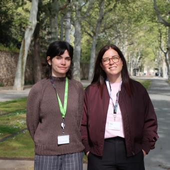 Las investigadoras Anna Brugulat y Clara Gallay.