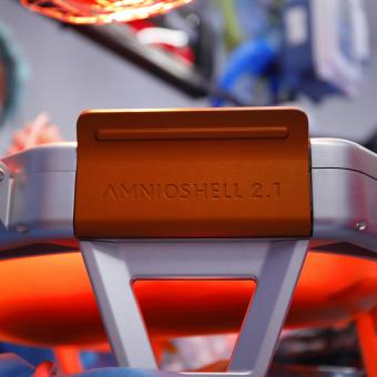 Detalle de la «amnioshell», componente de la incubadora líquida, desarrollada por BCNatal. 