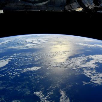 La Terra des de l’Estació Espacial Internacional.