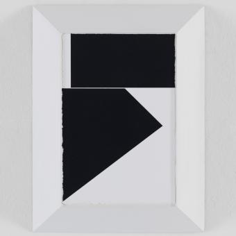 Ñaco Fabré, «Geometria i plenitud (negre)». Original. 2025. Pintura Oli sobre llenç.