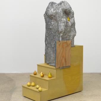 Rachel Harrison, Kuros bajando una escalera, 2008. 