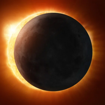 Eclipse total de sol.