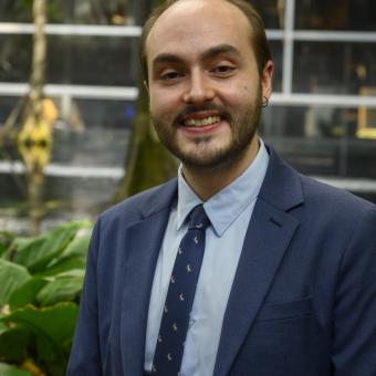 David Izquierdo, físico en el Instituto de Ciencias del Espacio (ICE-CSIC) de Cerdanyola del Vallès y becario de la Fundación ”la Caixa”.
