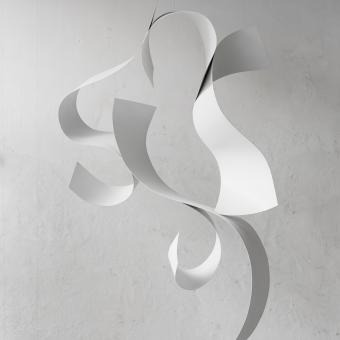 Ñaco Fabré, «El nacimiento de la aurora». 2026. Aluminio y esmalte acrílico.