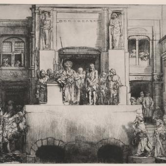 Rembrandt, Jesús presentado ante el pueblo, 1656.