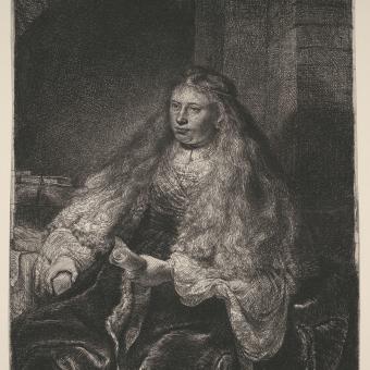 Rembrandt, La novia judía, 1635.