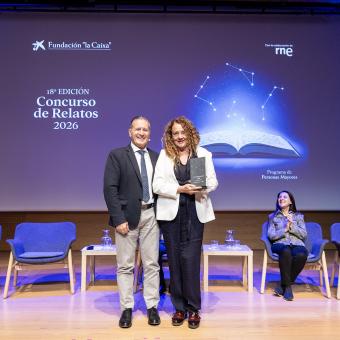 Matilde Rubio Quijano (Sevilla), ganadora del primer premio en la categoría de pódcast.