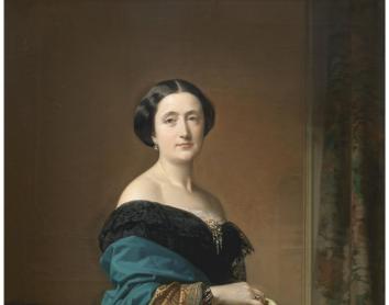Federico de Madrazo y Kuntz, Saturnina Canaleta, 1856. Óleo sobre lienzo. 