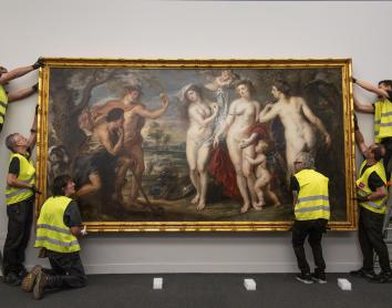 El juicio de Paris desembarca en CaixaForum Barcelona: así se instala un Rubens
