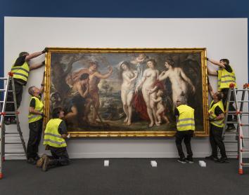 El juicio de Paris desembarca en CaixaForum Barcelona: así se instala un Rubens