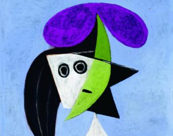 Pablo Picasso, «Dona amb barret» [Dona amb barret], 1935. Llegat pel Sr. Georges Salles el 1967. Centre Pompidou, París. Museu Nacional d'Art Modern – Centre de Creació Industrial.