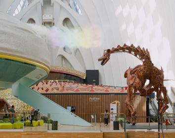 CaixaForum València viaja a la Patagonia de la era mesozoica en una muestra sobre dinosaurios