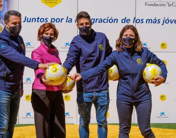 La Fundación Cruyff, la Fundación ”la Caixa” y el Ayuntamiento de Bilbao inauguran el Cruyff Court Aritz Aduriz Bilbao