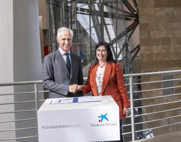 La Fundación ”la Caixa” renueva la colaboración con el Museo Guggenheim Bilbao para el fomento y difusión de la cultura