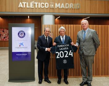 La Fundación ”la Caixa” amplía su apoyo a las escuelas sociodeportivas de la Fundación Atlético de Madrid