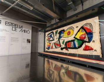 CaixaForum Madrid descubre la historia del tapiz de Miró para ”la Caixa”