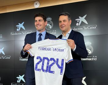 La Fundación ”la Caixa” renueva su apoyo a las escuelas sociodeportivas de fútbol para la integración de la Fundación Real Madrid