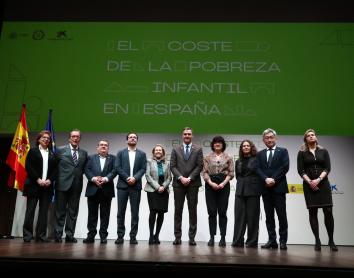 El presidente del Gobierno, el Alto Comisionado y Fundación ”la Caixa” presentan el estudio El coste de la pobreza infantil en España