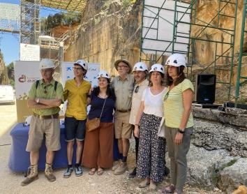La Fundación Atapuerca y la Fundación ”la Caixa” presentan un programa para acercar la arqueología a menores en riesgo de exclusión social