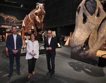 CosmoCaixa travels to the Patagonia of the Mesozoic Era in its new exhibition on dinosaurs