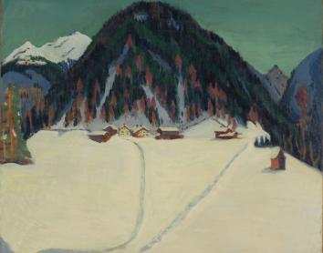Ernst Ludwig Kirchner, Junkerboden sota la neu, c. 1936-1938.