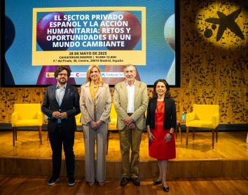 El IECAH, la Fundación ”la Caixa” y la AECID analizan el papel del sector privado español en la acción humanitaria