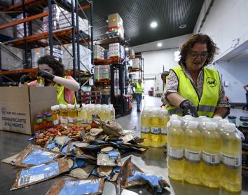 La sexta campaña «Ningún hogar sin alimentos» ya ha recaudado más de 1,6 millones de euros