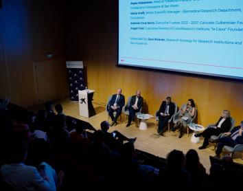 Fòrum sobre filantropia i centres de recerca organitzat per Philea a CosmoCaixa el març passat.