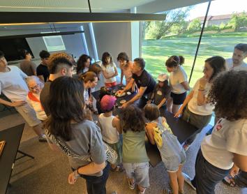 Taller Explora Fòssils i Minerals del Museu de la Ciència CosmoCaixa