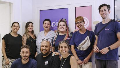 El equipo de Espiral, entidad de atención a la infancia, la juventud y la familia.