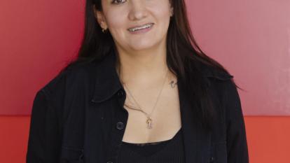 Pamela Sandi Hiza és mare d’una família monomarental i és beneficiària del programa CaixaProinfància des del 2024.