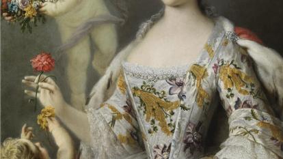Jacopo Amigoni, «La infanta Maria Antònia Fernanda de Borbó», c.1750. Oli sobre tela.