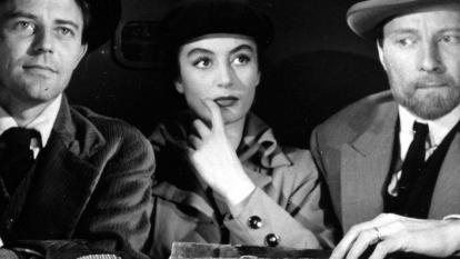 Frame de la película Los amantes de Montparmasse. 
