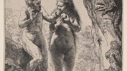 Rembrandt, «Adam i Eva», 1638.