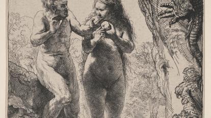 Rembrandt, Adam i Eva, 1638.