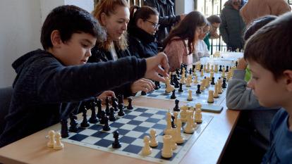 El ajedrez es una de las actividades del proyecto.