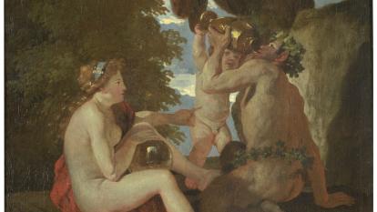Nicolas Poussin, «Escena bacanal», 1626 – 1628. Oli sobre tela.