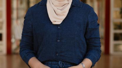 Portrait of Salima El Meziani.