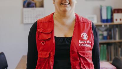 Mónica San Julián, trabajadora social de Save the children, entidad que colabora con el programa CaixaProinfancia.