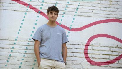 Álex, usuari del programa CaixaProinfància de la Fundació ”la Caixa”.