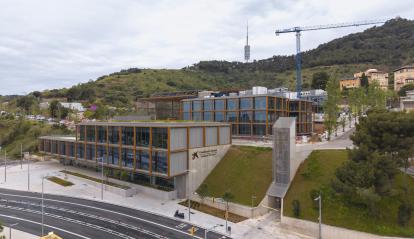 El CaixaResearch Institute, a vista de dron.