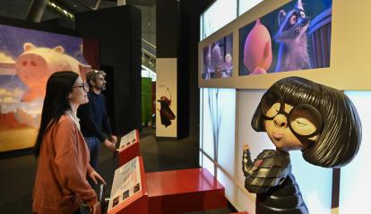 Exposición La ciencia de Pixar en el Museo de la Ciencia CosmoCaixa, en Barcelona.