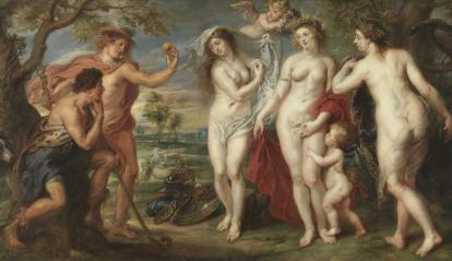 Peter Paul Rubens, El judici de Paris, c. 1638. Oli sobre tela.