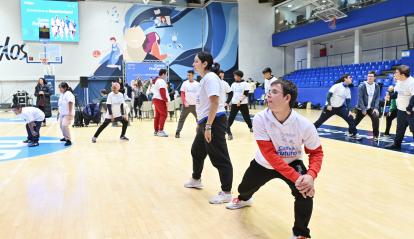 Una de las sesiones de entrenamiento diseñadas por el atleta paralímpico Lorenzo Albaladejo.